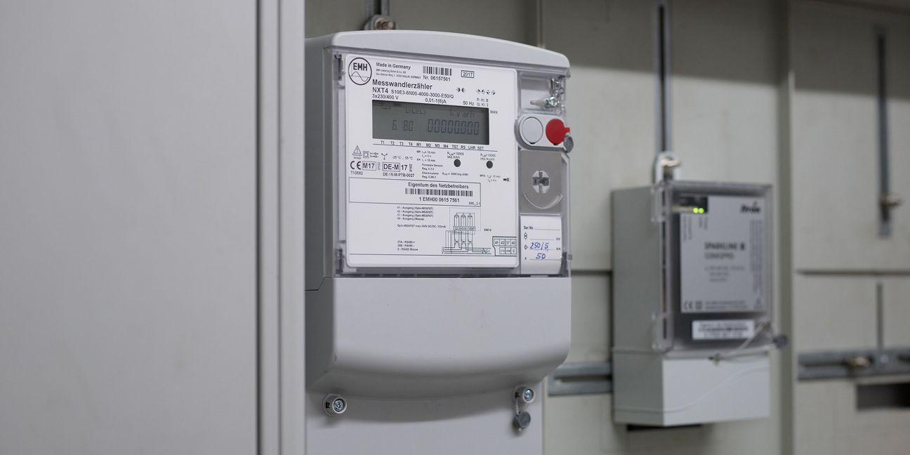 Dieses Bild zeigt eine Messeinrichtung und verdeutlicht das Thema RLM - und SLP-Zähler