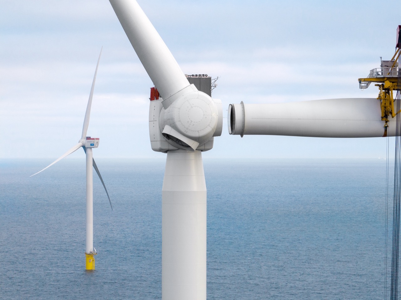 Errichtung einer Offshore Windkraftanlage von vattenfall