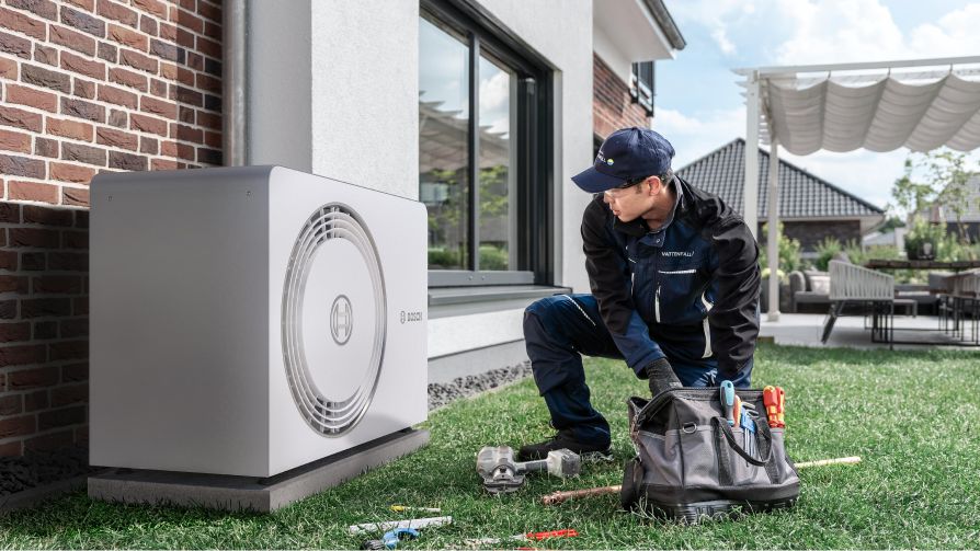 Installation Wärmepumpe