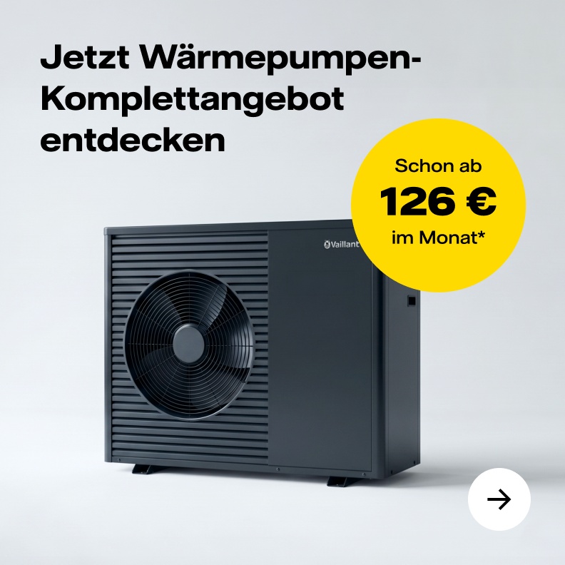 Zum Wärmepumpen-Komplettangebot