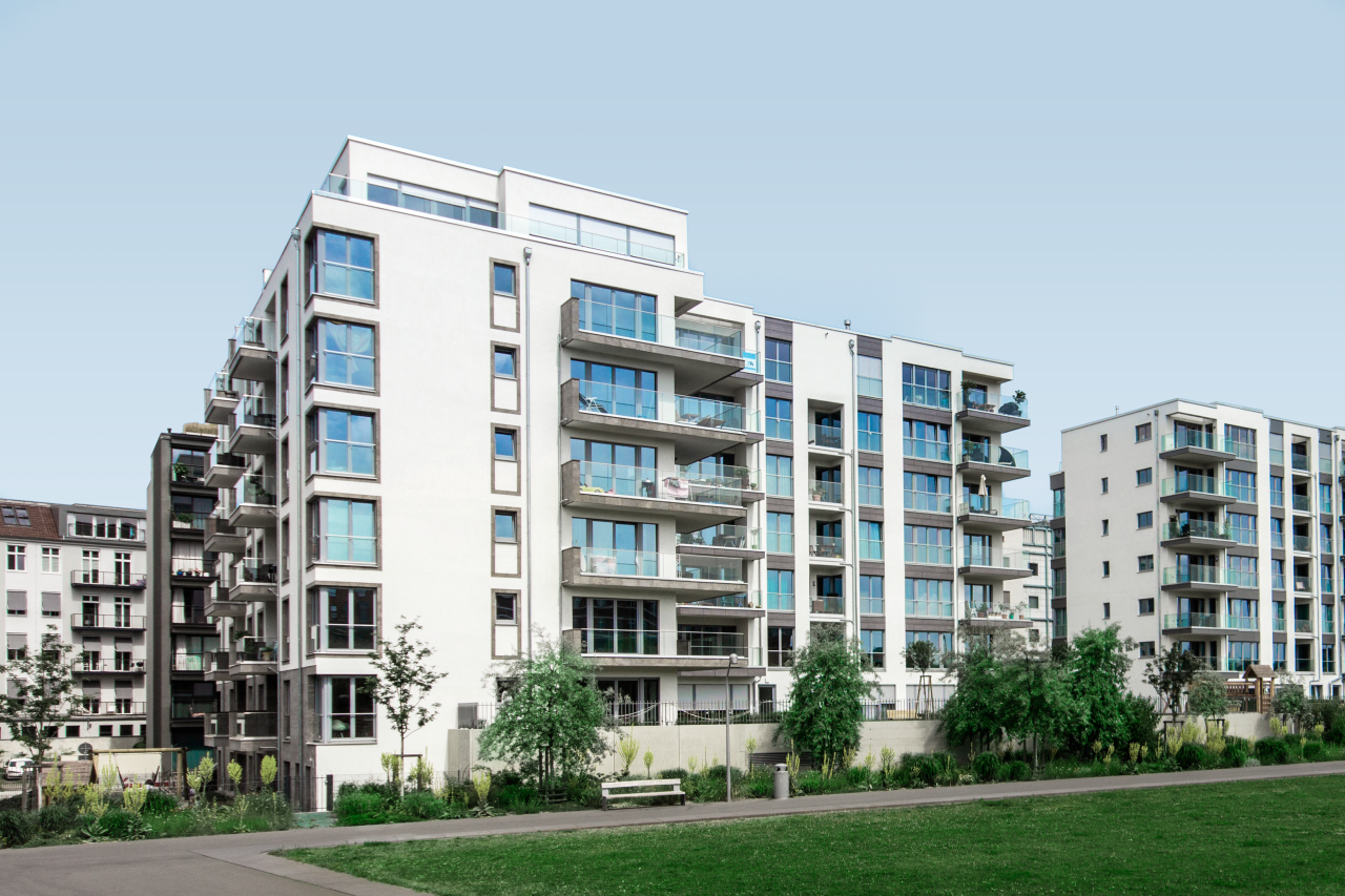 Residential Area Wohnungsgebäude