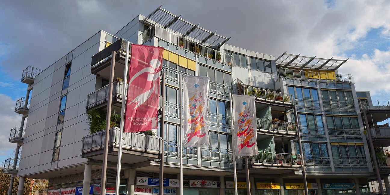 Diess Bild zeigt den Storkower Bogen und verdeutlicht das Thema Immobilien vielfältig nutzen: So macht es der Storkower Bogen