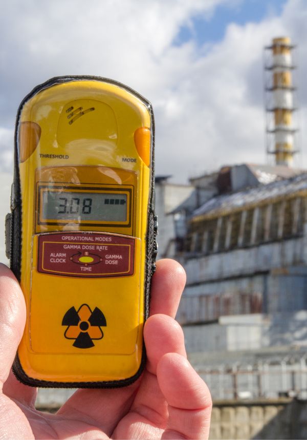 Radioaktive Strahlung in Tschernobyl AKW