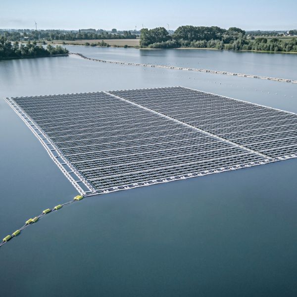 Solar-Park auf Gewässern