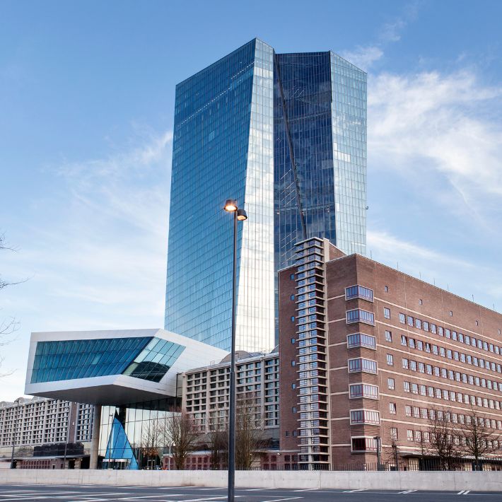 ECB, European Central Bank Frankfurt