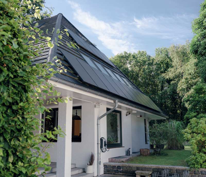 Bungalow mit PV-Anlage