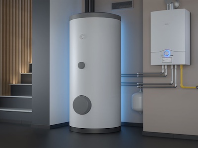 Wärmepumpe im Keller