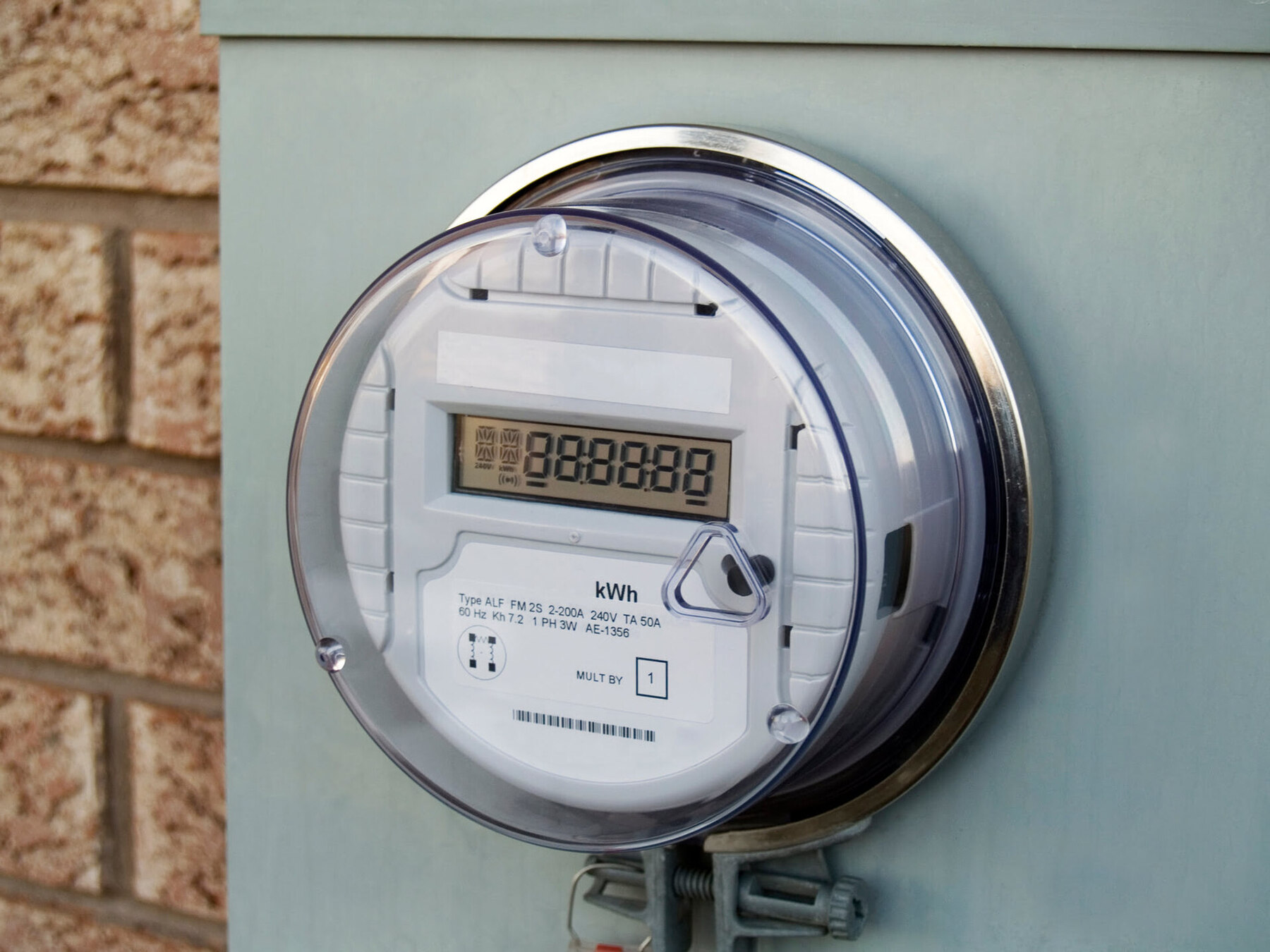 Stromzähler mit digitaler Anzeige zur Messung des Energieverbrauchs
