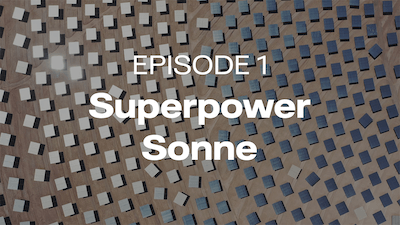 Bild von Sonne mit Aufschrift Folge 1 - Superpower Sonne