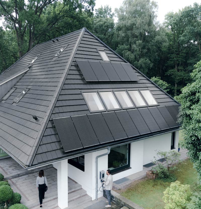 Haus mit Solaranalage