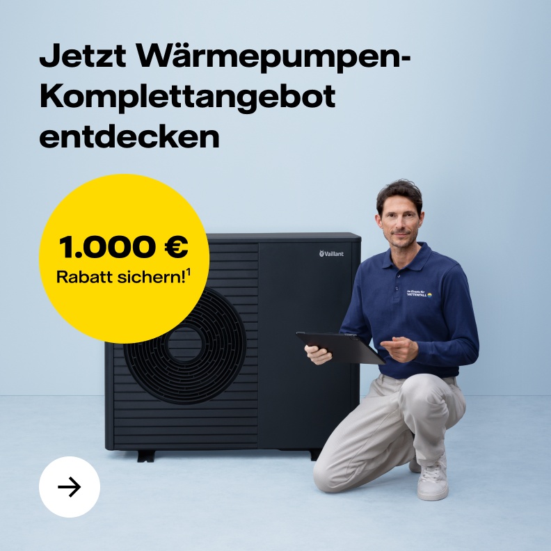 Zum Wärmepumpen-Komplettangebot. Bild: Wärmepumpe.