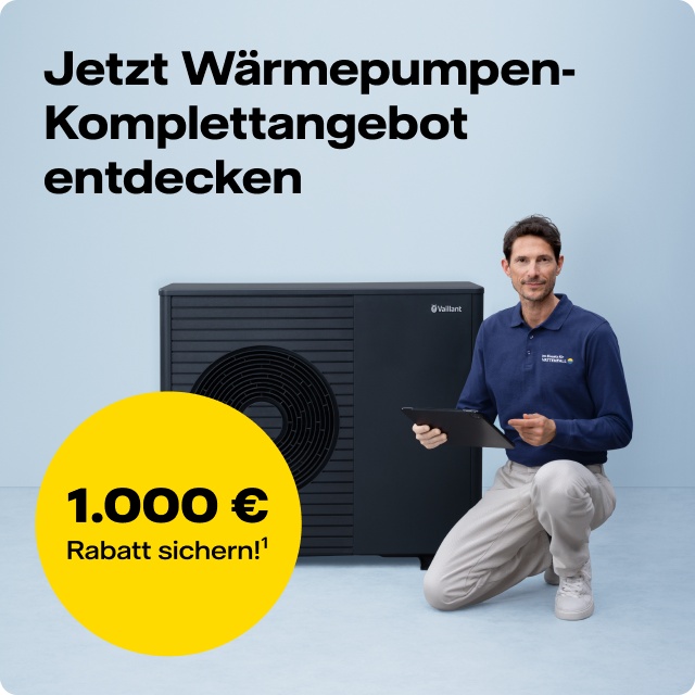 Zum Wärmepumpen-Komplettangebot. Bild: Wärmepumpe.