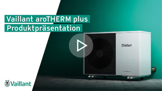 YouTube Thumbnail Vaillant aroTHERM Plus Wärmepumpe