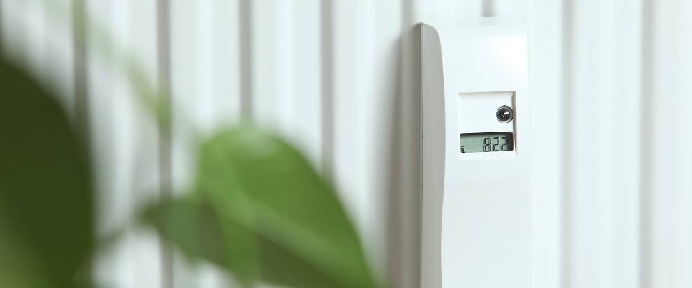 Heizung mit Blattgrün