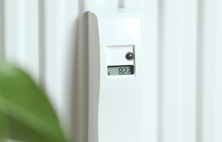 Heizung mit Blattgrün