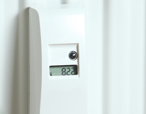 Heizung mit Blattgrün