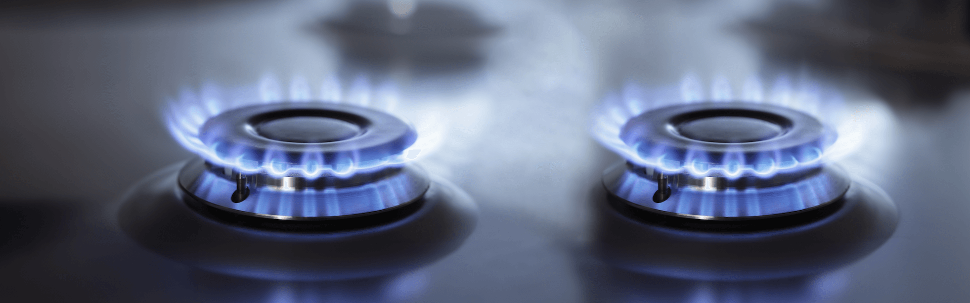 Zwei Gasflammen