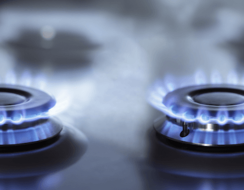 Zwei Gasflammen