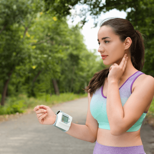 Blutdruck messen beim joggen