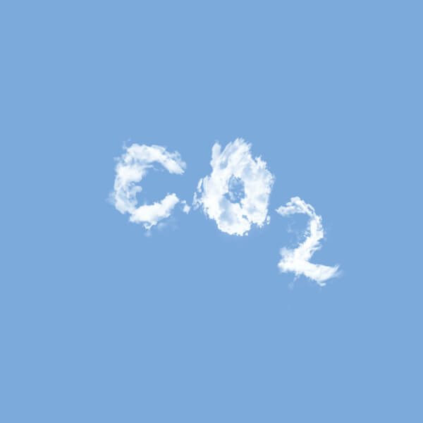 CO2-Wolken am Himmel