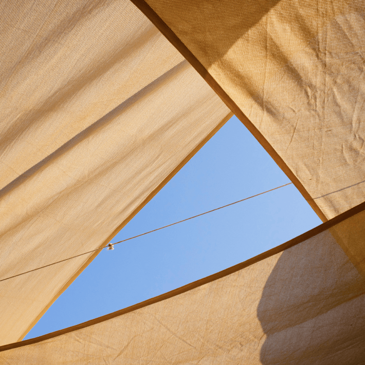 Sonnensegel für die Terrasse