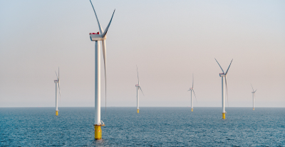 Offshore Windpark auf See